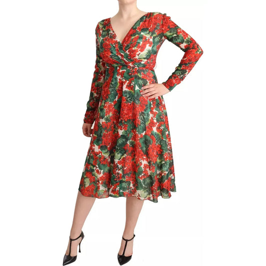 Dolce & Gabbana Multicolor Portofino-Print Shift Dress Dolce & Gabbana