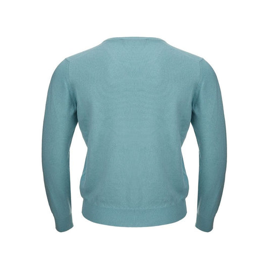 Gran Sasso Turquoise Cashmere Sweater Elegance Gran Sasso