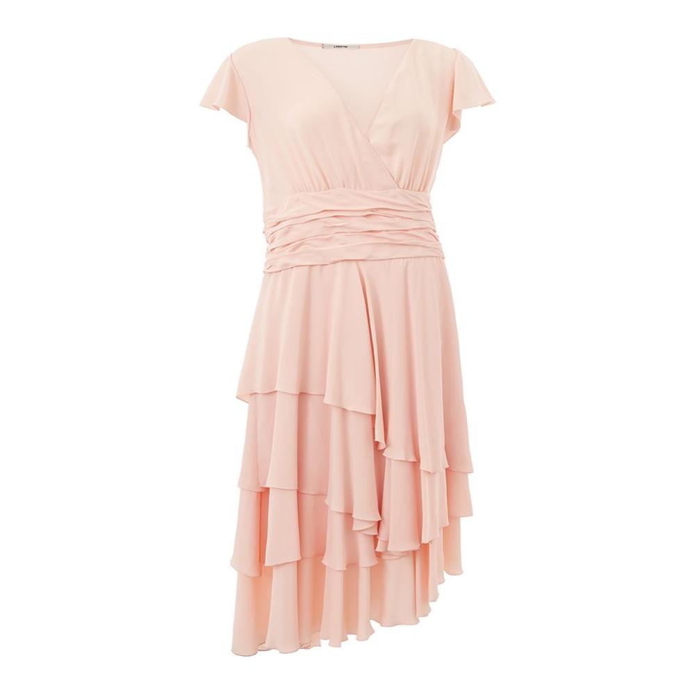 Lardini Elegant Pink Acetate Dress Lardini