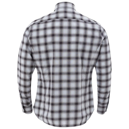 Tom Ford Elegant Gray Cotton Mens Shirt Tom Ford