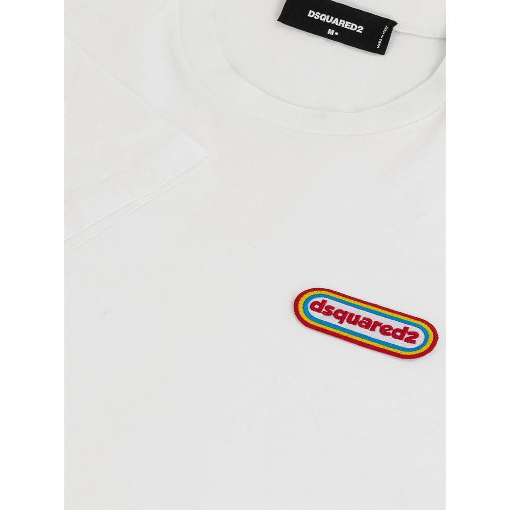 Dsquared² Chic White Cotton Staple Tee Dsquared²