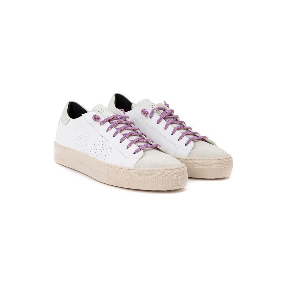 P448 White Leather Sneaker P448