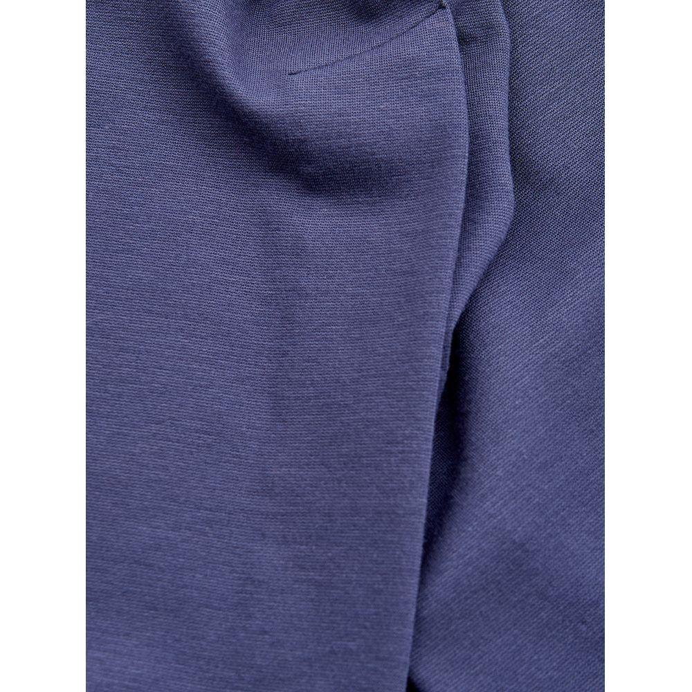 Lardini Blue Viscose Dress Lardini