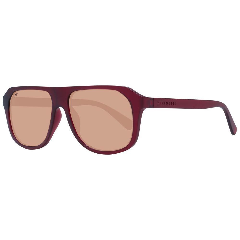 Serengeti Burgundy Men Sunglasses Serengeti