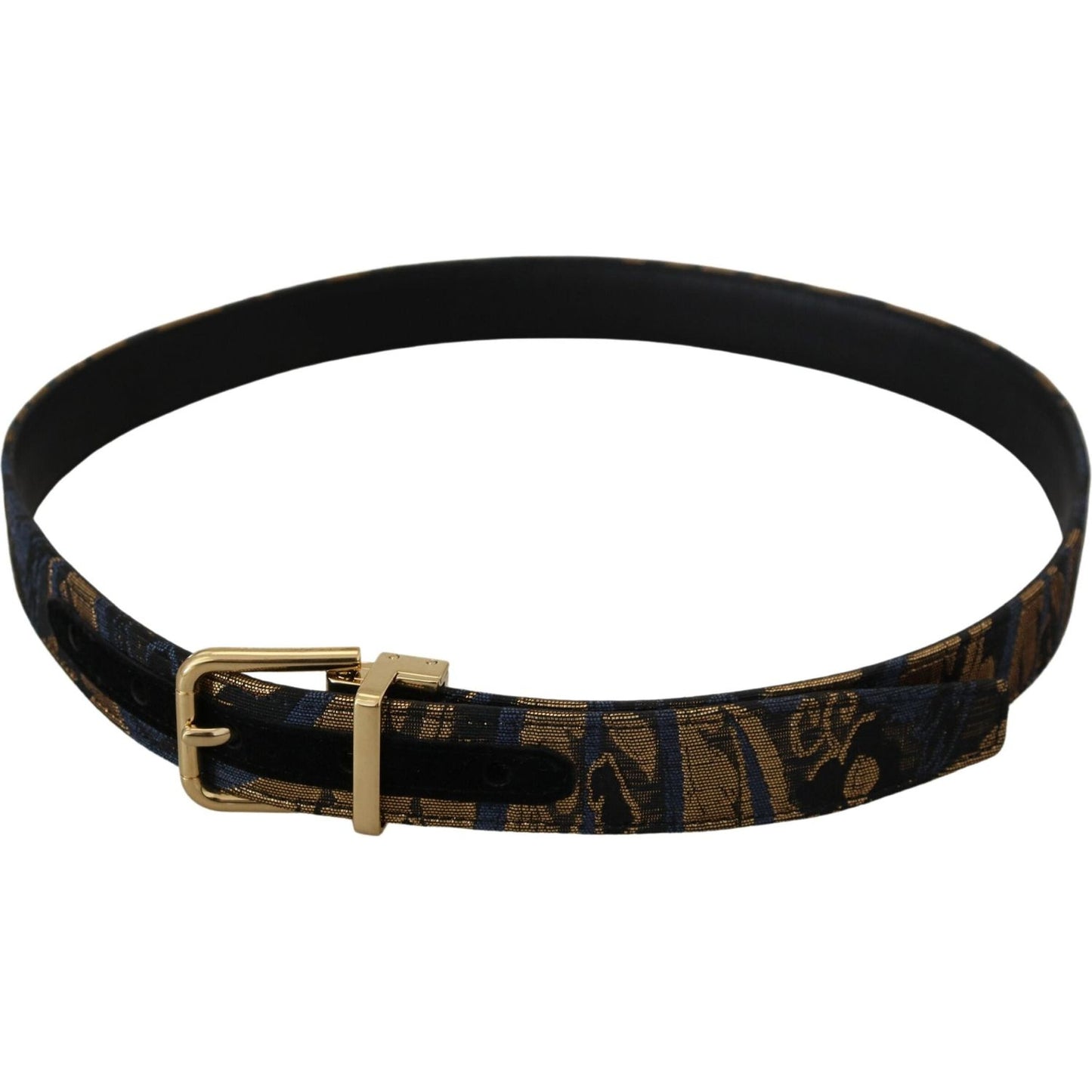 Dolce & Gabbana Multicolor Jacquard Leather Logo Buckle Belt 1728,5 Inches,67345645728,75 cm / 29,Accessories,Belts - Accessories,Belts - Women - Accessories,Dolce & Gabbana,Material: Leather,Multicolor,New with tags,Regular Belts - Belts - Accessories,Wo