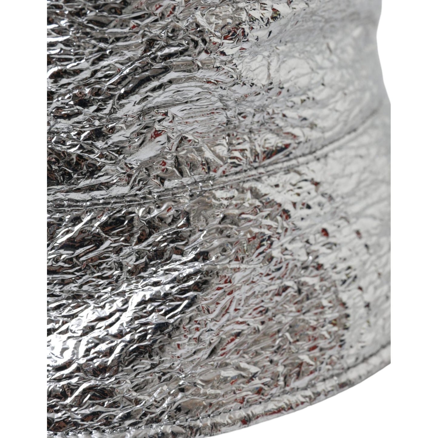 Dolce & Gabbana Metallic Silver Polyester Bucket Hat Men Dolce & Gabbana