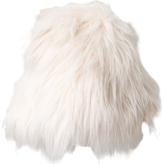 Dolce & Gabbana White Acrylic Fur Womens Bucket Hat 1728,57 cm|S,58 cm|M,67345645728,Accessories,Bucket Hats - Hats - Accessories,Dolce & Gabbana,Hat - Women - Accessories,Hats - Accessories,Material: 73% Acrylic 20% Polyester 7% Modacrylic,New with tags,