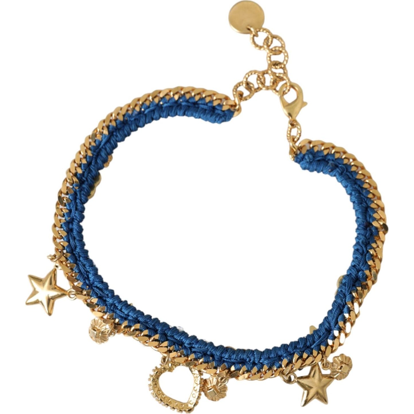 Dolce & Gabbana Gold Tone Brass Chain Iam The Star Bracelet Dolce & Gabbana