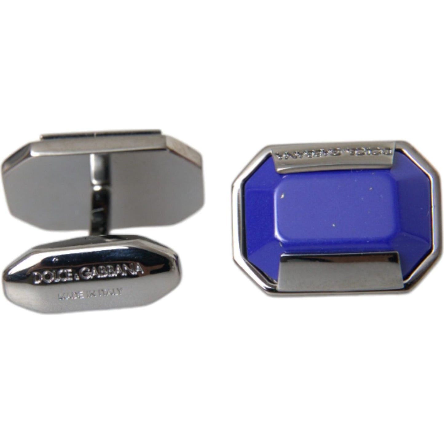 Dolce & Gabbana Silver Plated Brass Pin Crystal Cufflinks 1728,67345645728,Accessories,Category - Jewellery,Cufflings - Ties and Formal Accessories - Accessories,Cufflinks - Men - Jewelry,Dolce & Gabbana,Glass,Jewellery - Accessories,Jewelry,Materials: Br