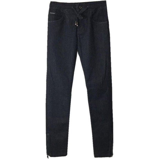 Dolce & Gabbana Blue Cotton Jeans & Pant Dolce & Gabbana