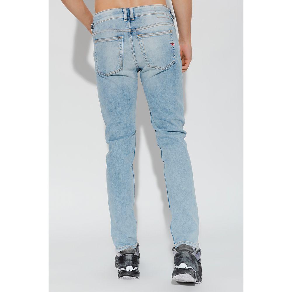 Diesel Light Blue Cotton Jeans & Pant Diesel