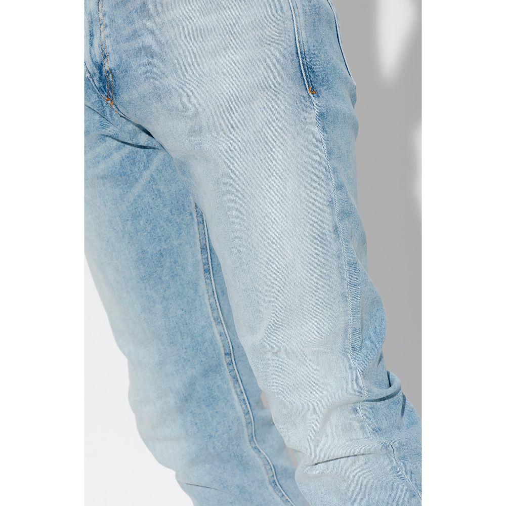 Diesel Light Blue Cotton Jeans & Pant Diesel