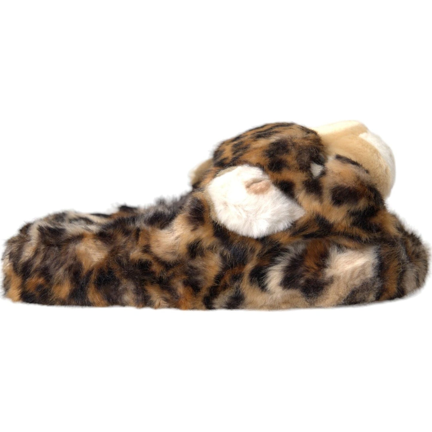 Dolce & Gabbana Brown Tiger Slippers Flats Sandals Shoes Dolce & Gabbana