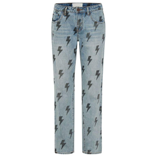 One Teaspoon Light Blue Cotton Jeans & Pant One Teaspoon