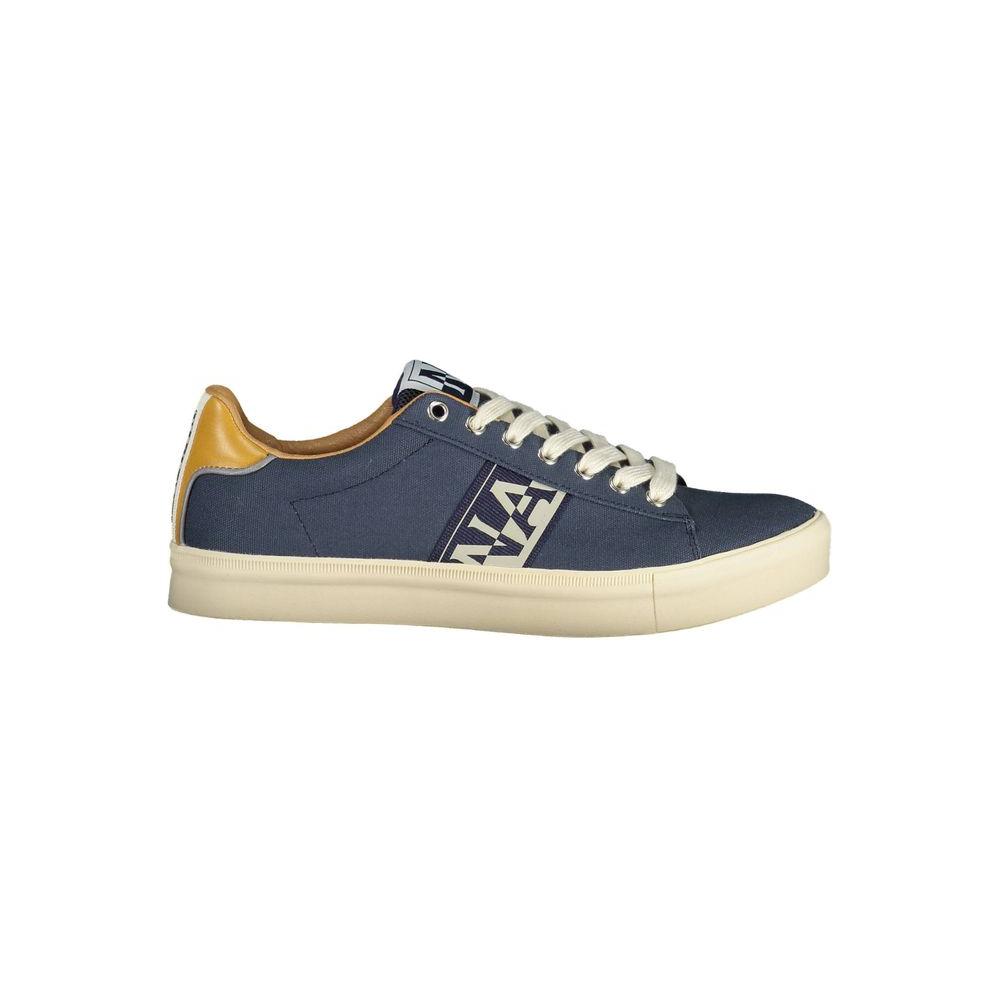 Napapijri Blue Polyester Men Sneaker Napapijri