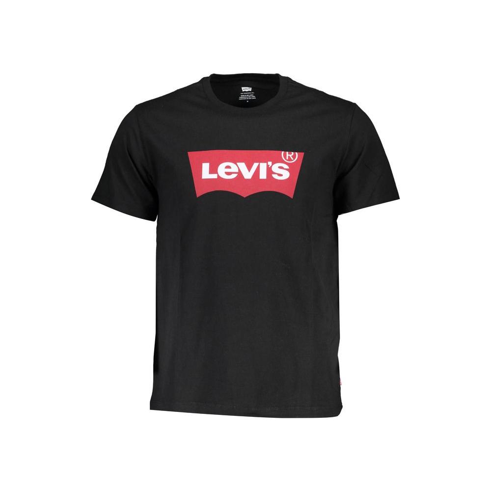 Levi's Black Cotton Men T-Shirt Levi's