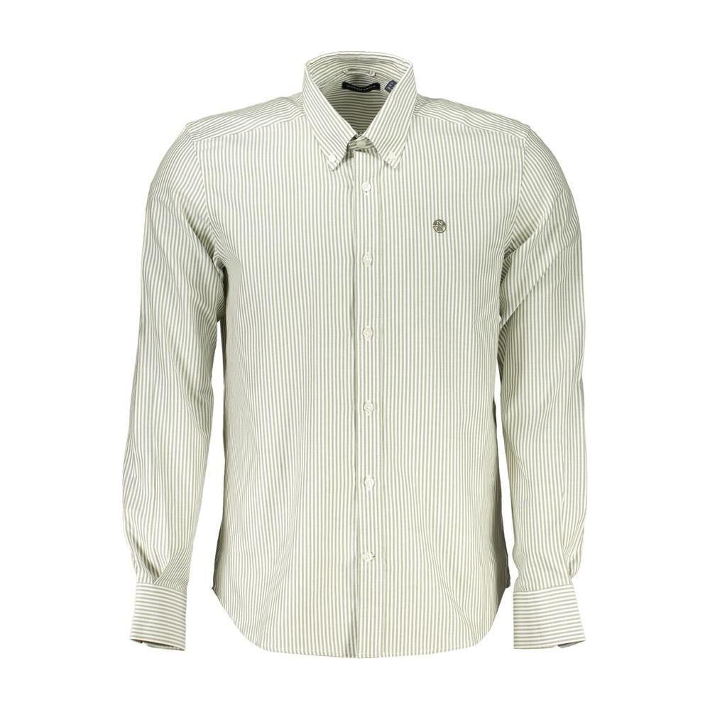 North Sails White Cotton Men Shirt North Sails