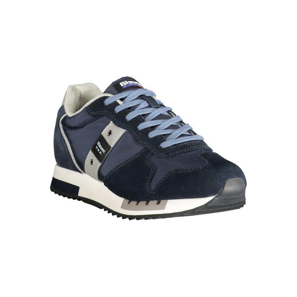 Blauer Blue Polyester Sneaker Blauer