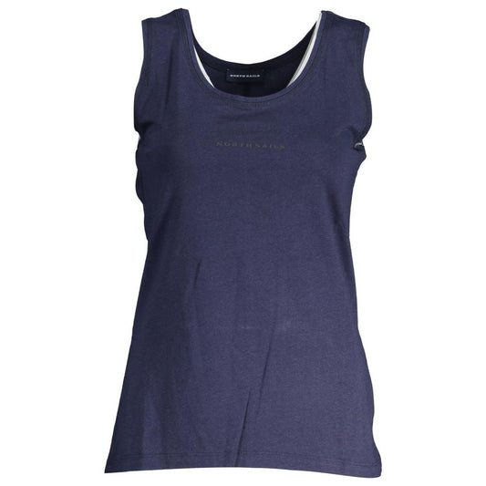 North Sails Blue Viscose Women Top North Sails