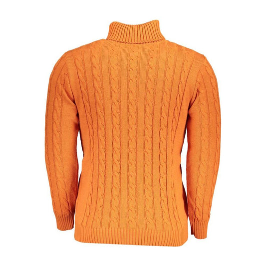 U.S. Grand Polo Elegant Turtleneck Twisted Neck Sweater U.S. Grand Polo