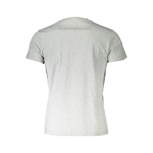 Diesel Gray Cotton Men T-Shirt Diesel