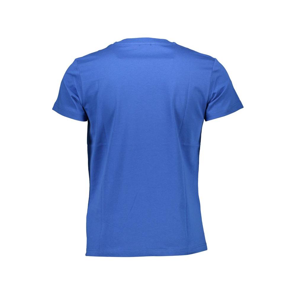 Diesel Blue Cotton Men T-Shirt Diesel