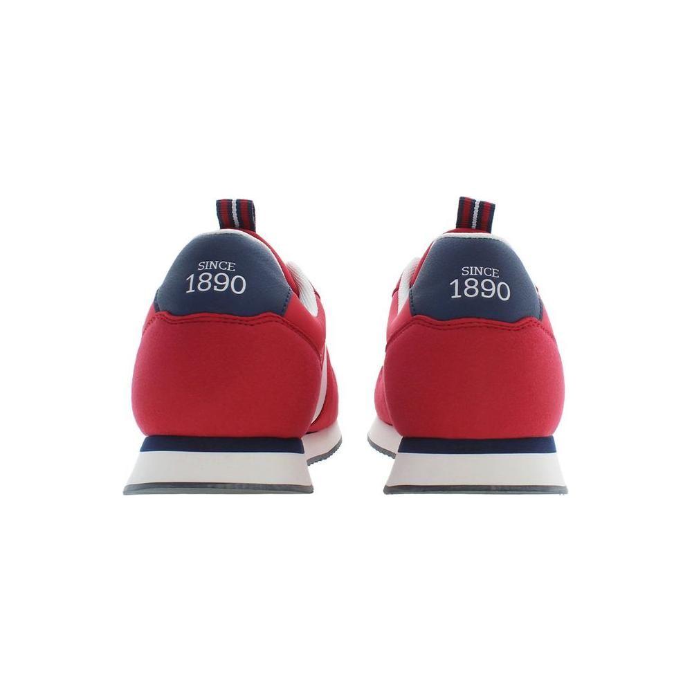 U.S. POLO ASSN. Red Polyester Men Sneaker U.S. POLO ASSN.