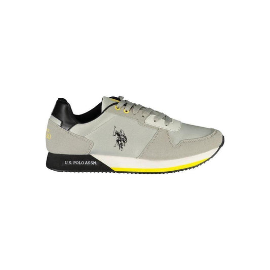 U.S. POLO ASSN. Gray Polyester Men Sneaker U.S. POLO ASSN.