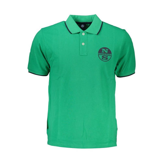 North Sails Green Cotton Polo Shirt North Sails