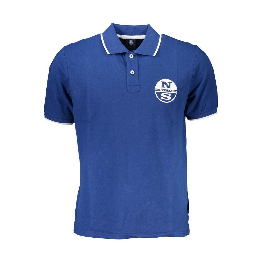 North Sails Blue Cotton Polo Shirt North Sails