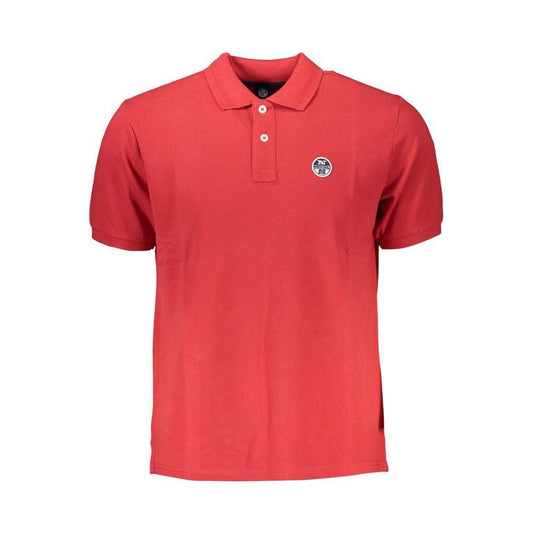 North Sails Red Cotton Polo Shirt North Sails