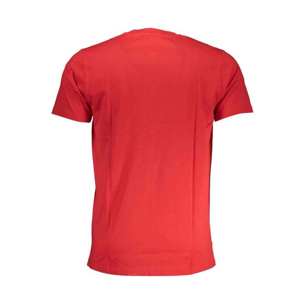 Cavalli Class Red Cotton T-Shirt Cavalli Class