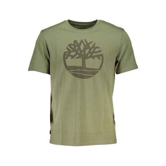 Timberland Green Cotton T-Shirt Timberland