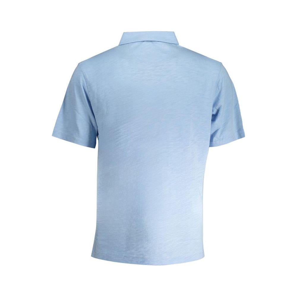 La Martina Light Blue Cotton Polo Shirt La Martina