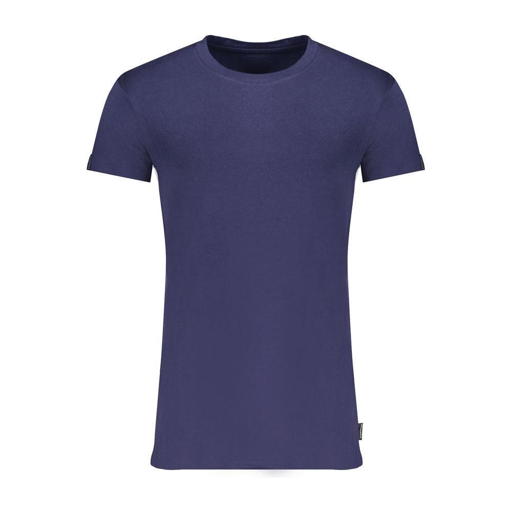 Gaudi Blue Cotton T-Shirt Gaudi