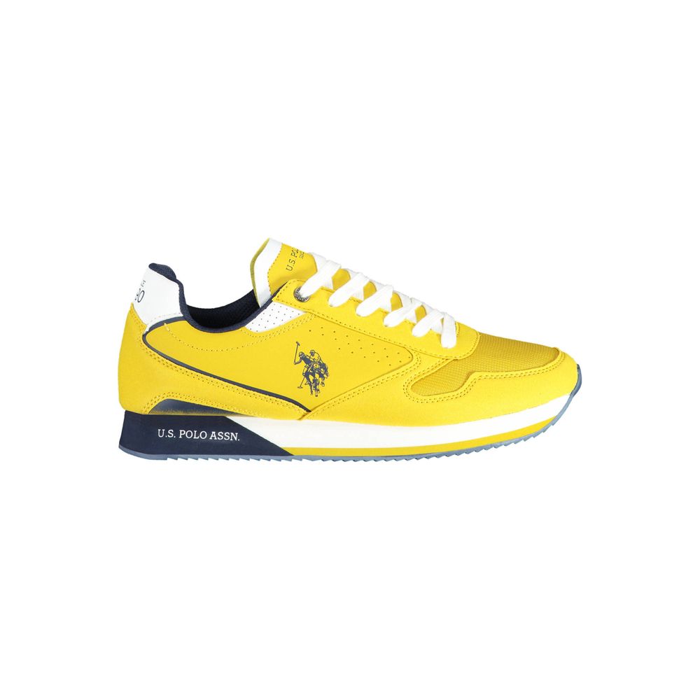 U.S. POLO ASSN. Yellow Polyester Men Sneaker U.S. POLO ASSN.