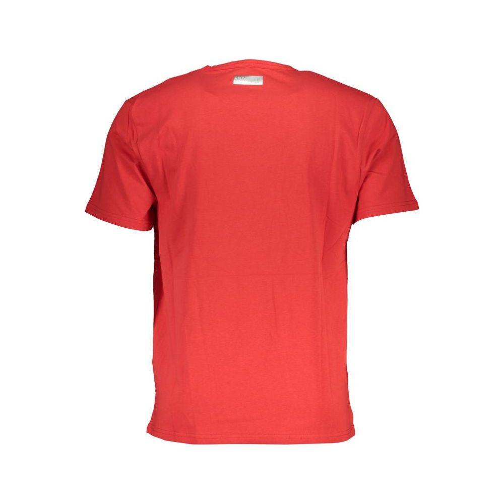 Bikkembergs Red Cotton T-Shirt Bikkembergs