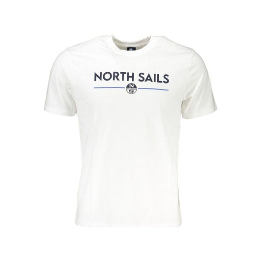 North Sails White Cotton T-Shirt MAN T-SHIRTS North Sails