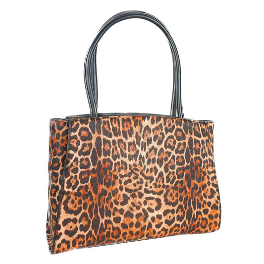 Plein Sport Leopard Print Shopper with Logo Accent Plein Sport