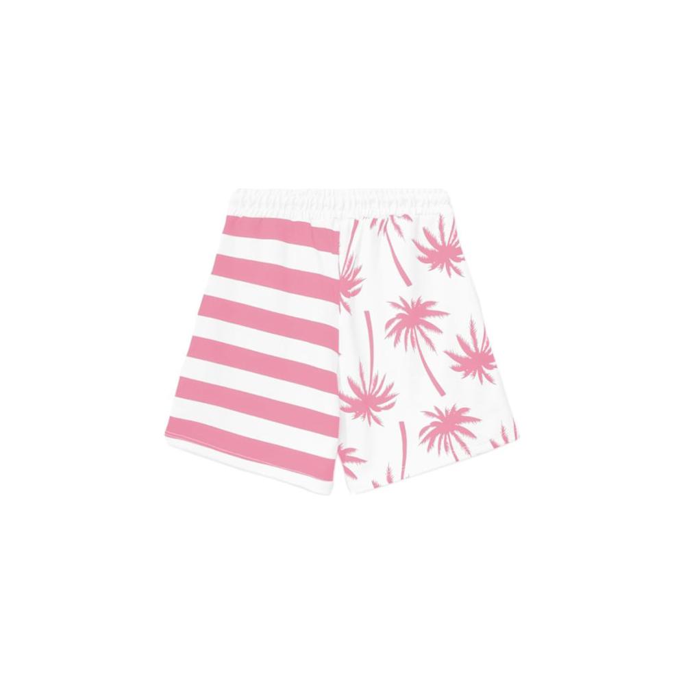 Comme Des Fuckdown Chic Pink Striped Drawstring Shorts Comme Des Fuckdown