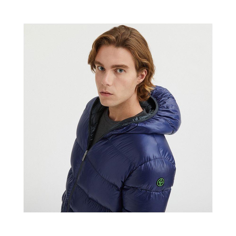 Centogrammi Gray Nylon Men Jacket Centogrammi