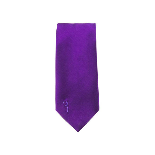 Billionaire Italian Couture Purple Sisal Men Tie Billionaire Italian Couture