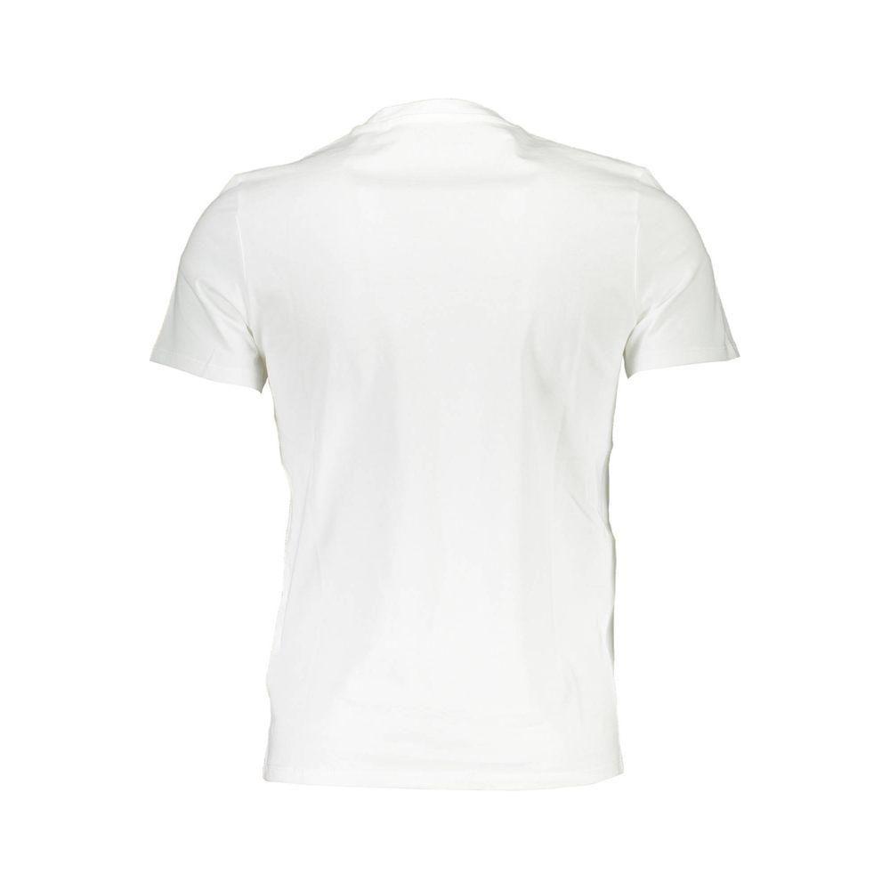 Guess Jeans White Cotton Men T-Shirt Guess Jeans