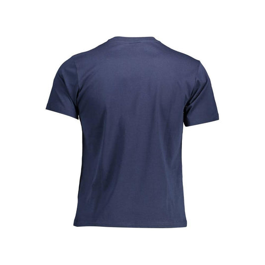 North Sails Blue Cotton Men T-Shirt North Sails