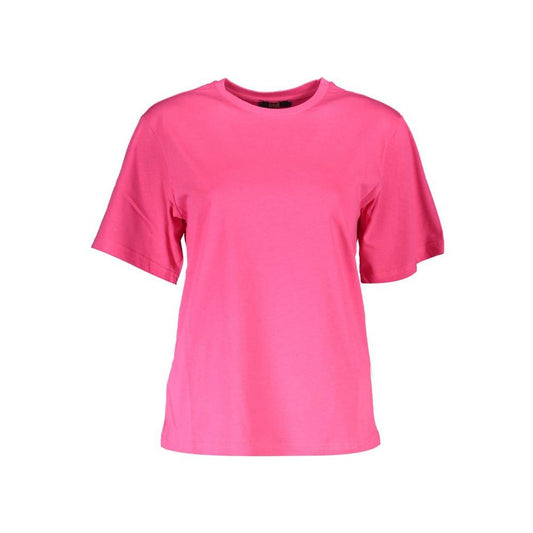 Cavalli Class Pink Cotton Women T-Shirt Cavalli Class