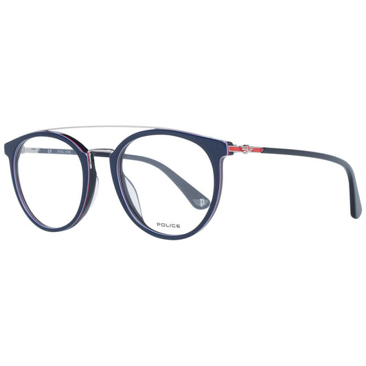 Police Blue Metal & Plastic Glasses (Frames) 1728,67345776800,Accessories,Blue,Glasses (Frames) - Glasses and Sunglasses - Accessories,Glasses and Sunglasses - Accessories,Men,New with tags,Police