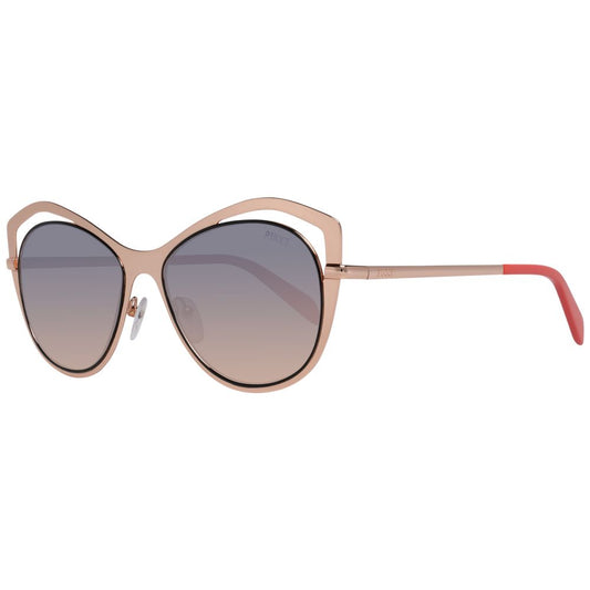 Emilio Pucci Rose Gold Metal Sunglasses 1728,67345776800,Accessories,Emilio Pucci,Glasses and Sunglasses - Accessories,New with tags,Rose Gold,Sunglasses - Glasses and Sunglasses - Accessories,Women