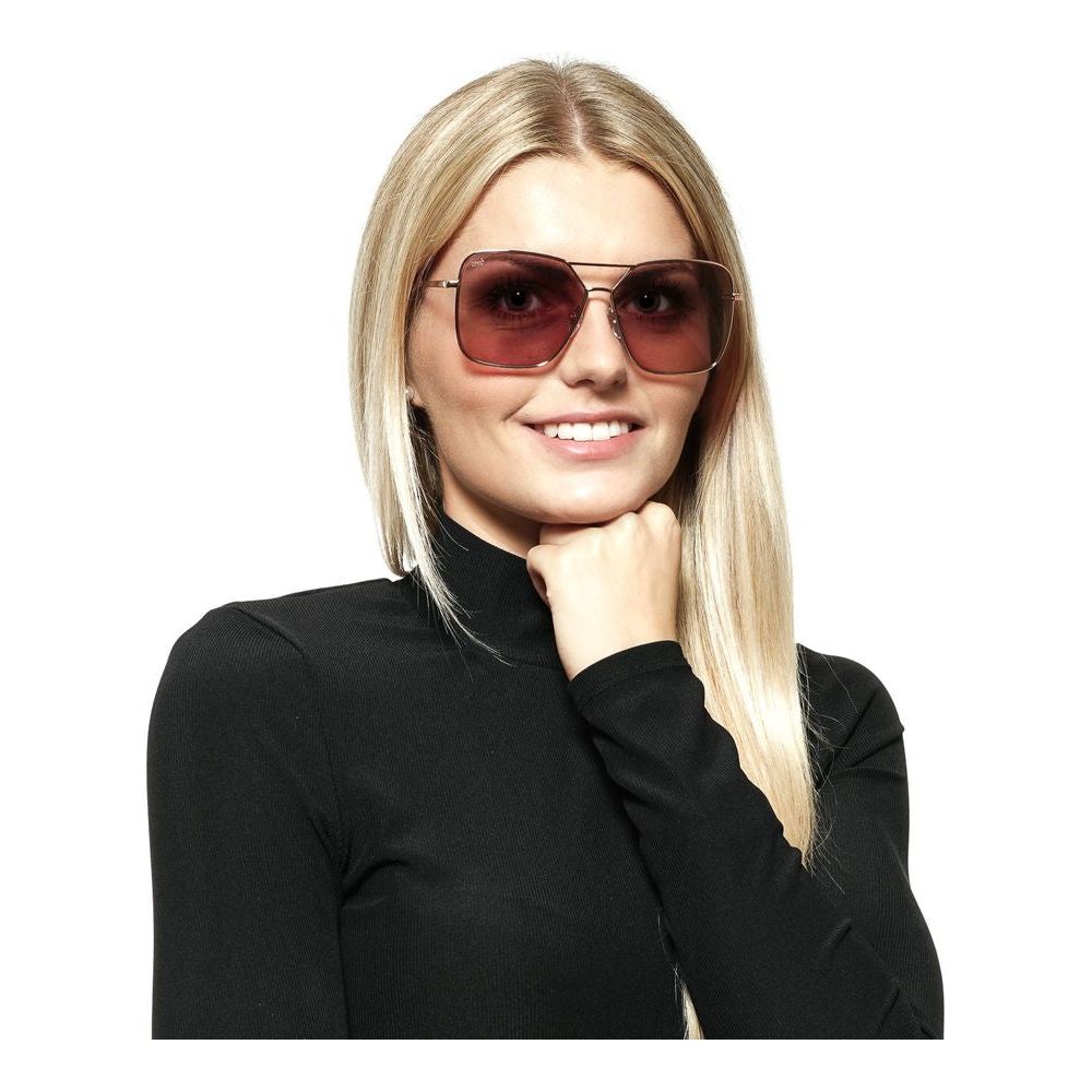 Web Rose Gold Women Sunglasses