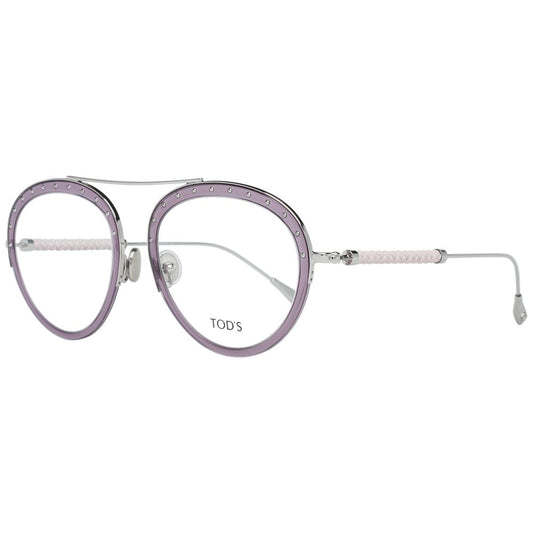 Tod's Purple Metal & Leather Glasses (Frames)