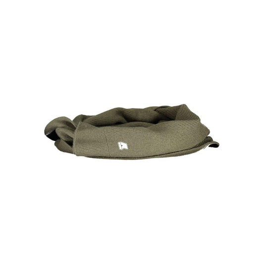 K-WAY Green 100 Wool Scarf K-WAY